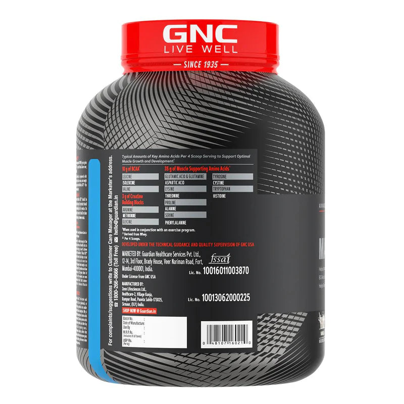 GNC LIVE WELL SINCE-1935 AMPLIFIED MASS XXX