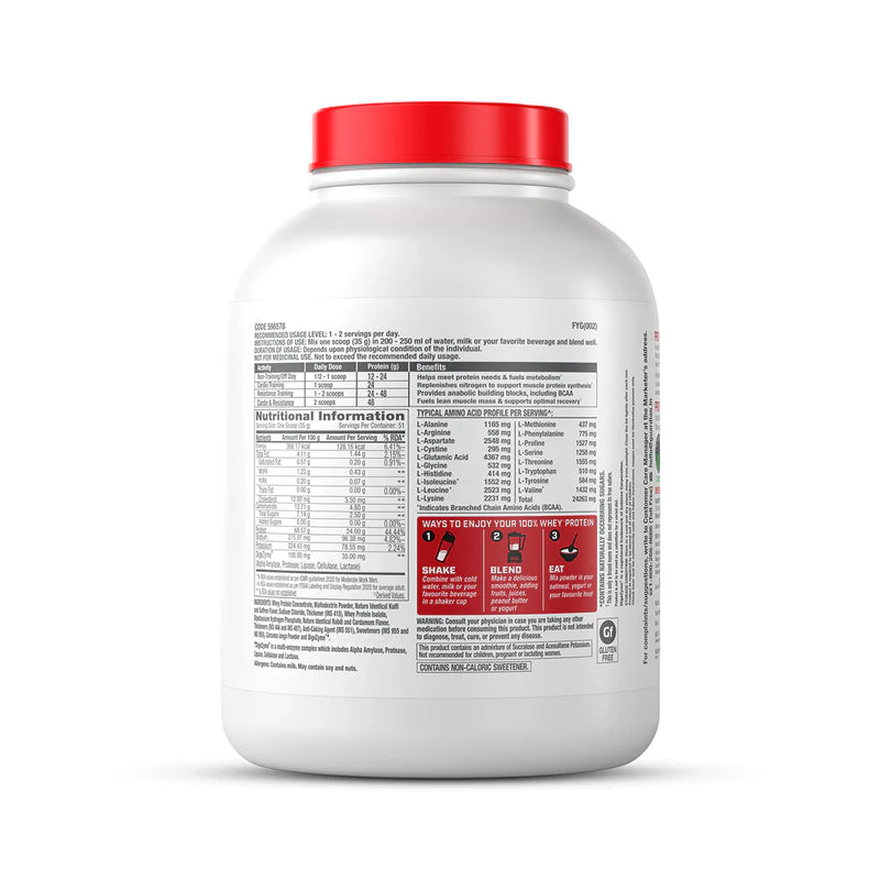 GNC LIVE WELL-SINCE1935 WHEY PROTIEN