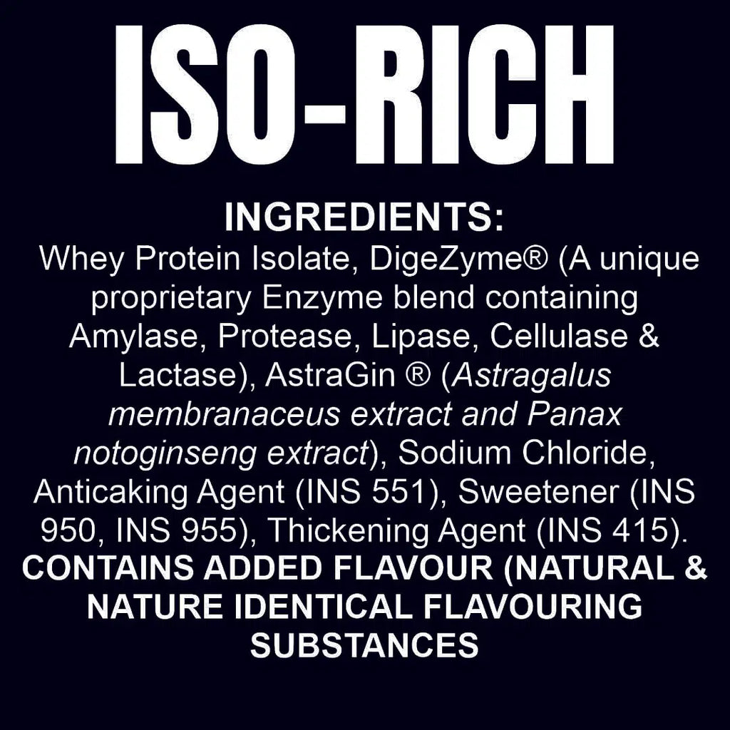 Run Iso-Rich PREMIUM Isolate