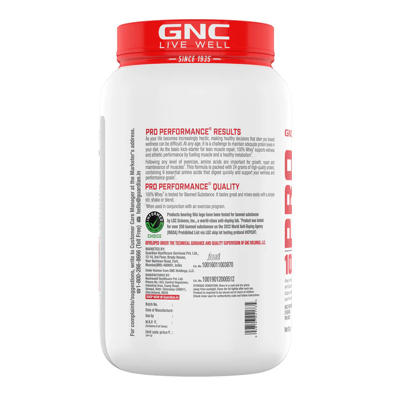 GNC LIVE WELL-SINCE1935 WHEY PROTIEN