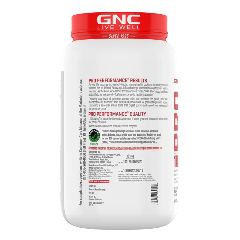GNC LIVE WELL-SINCE1935 WHEY PROTIEN