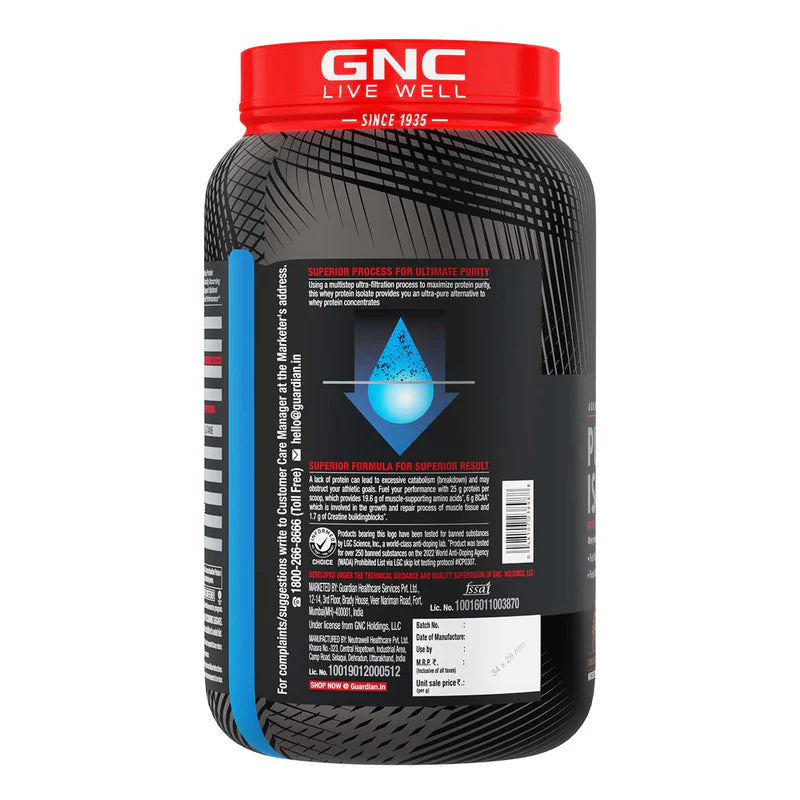 GNC LIVE WELL-SINCE1935 PURE ISOLATE PROTIEN