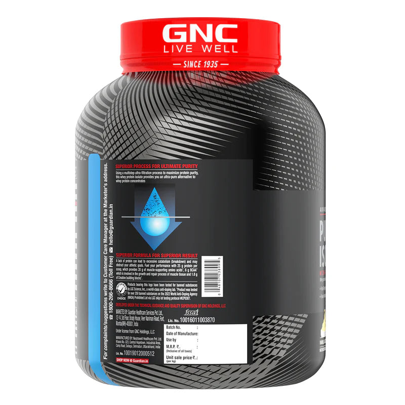 GNC LIVE WELL-SINCE1935 PURE ISOLATE PROTIEN
