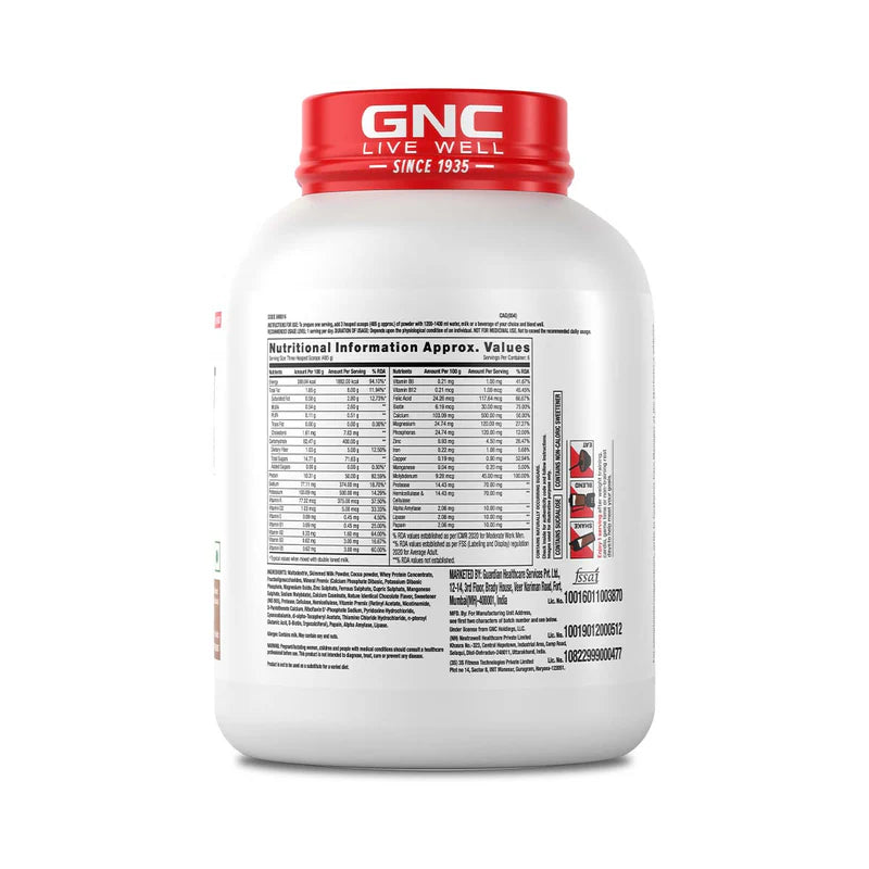 GNC-LIVE WELL SINCE-1935 WEIGHT GAINER