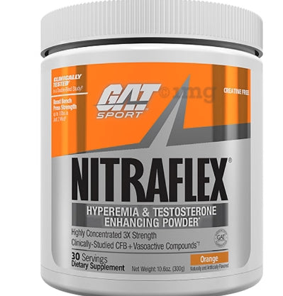 GAT Sport Nitraflex Fruit Punch Flavour powder -Pack of 30 Servings