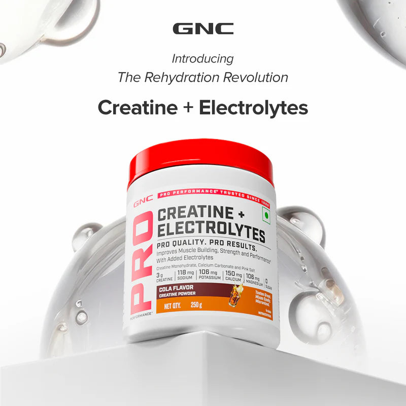 GNC LIVE WELL SINCE -1935 CREATINE+ELECTROLYTES