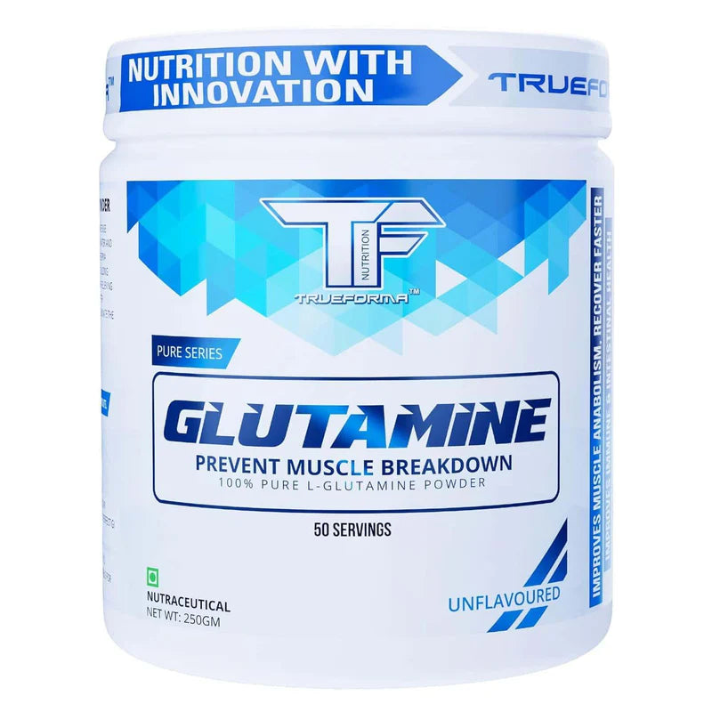 Trueforma Glutamine – 100% Pure L-Glutamine Powder 50 Scoops