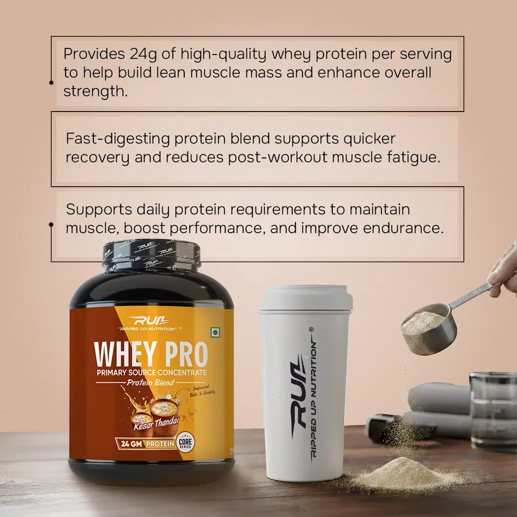 Run Whey PRO- Trustified™ (Primary Isolate + Concenterate Blend)
