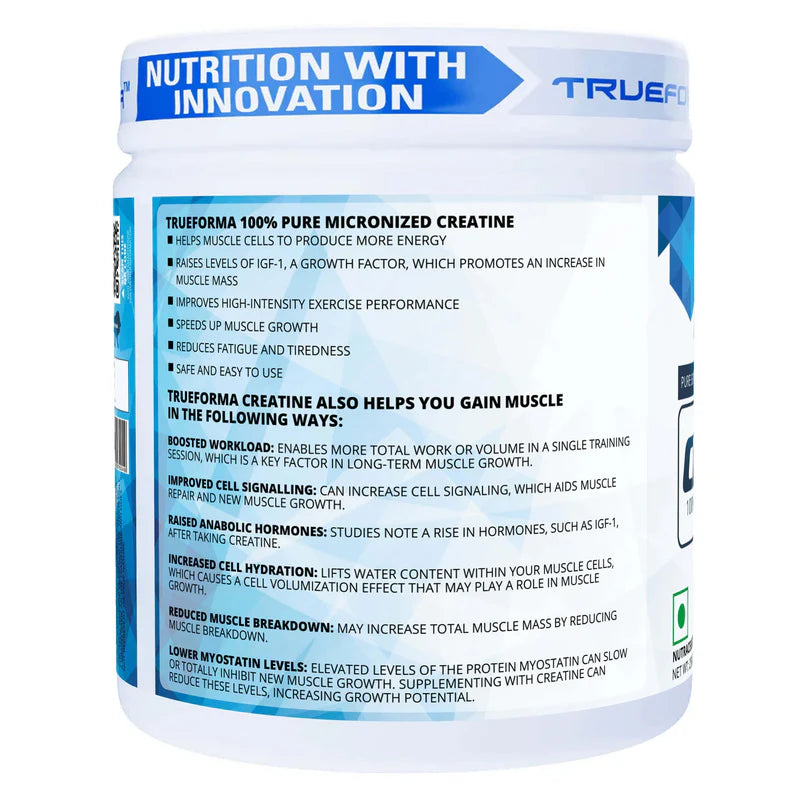 Trueforma Creatine Powder – 100% Micronized | 83 Servings
