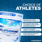 Trueforma Glutamine – 100% Pure L-Glutamine Powder 50 Scoops