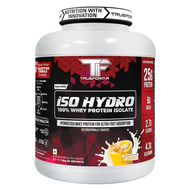 Trueforma ISO Hydro Whey Isolate & Hydrolysate Protein Blend 50 Scoops Secondary image