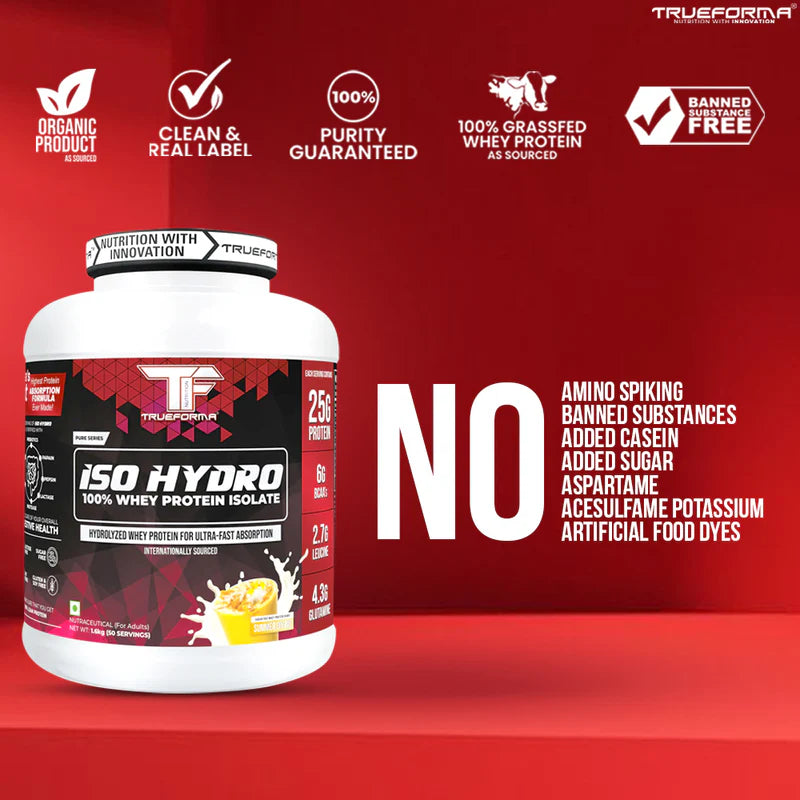 Trueforma ISO Hydro Whey Isolate & Hydrolysate Protein Blend 50 Scoops