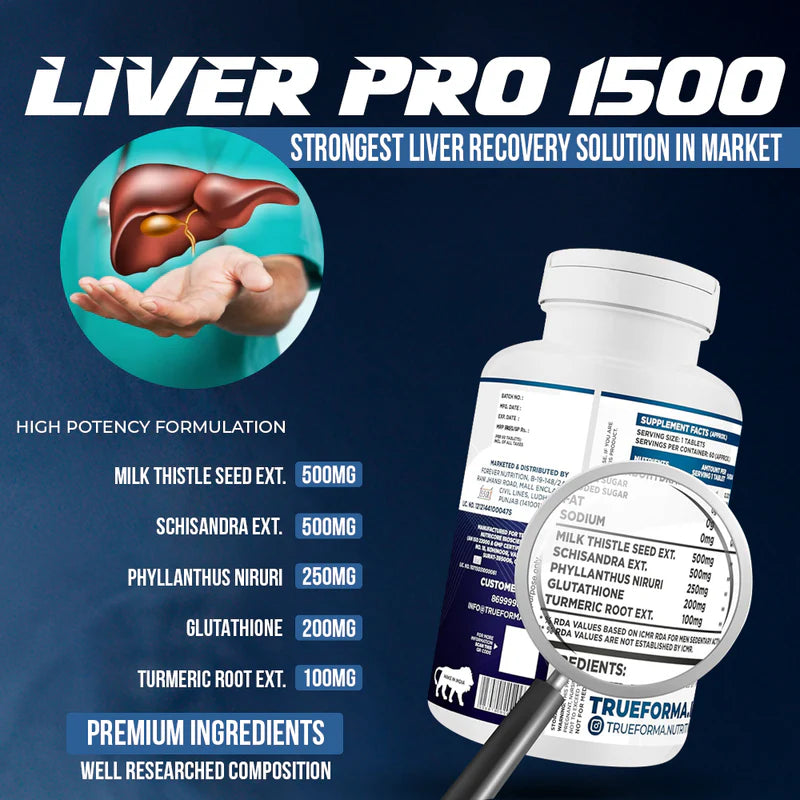Trueforma Liver Pro 1500 – Natural Liver Support