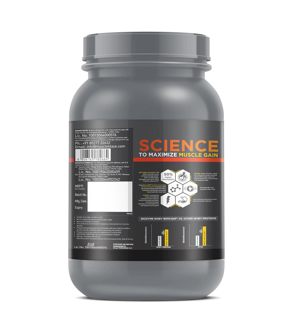 MuscleBlaze Biozyme Whey PR