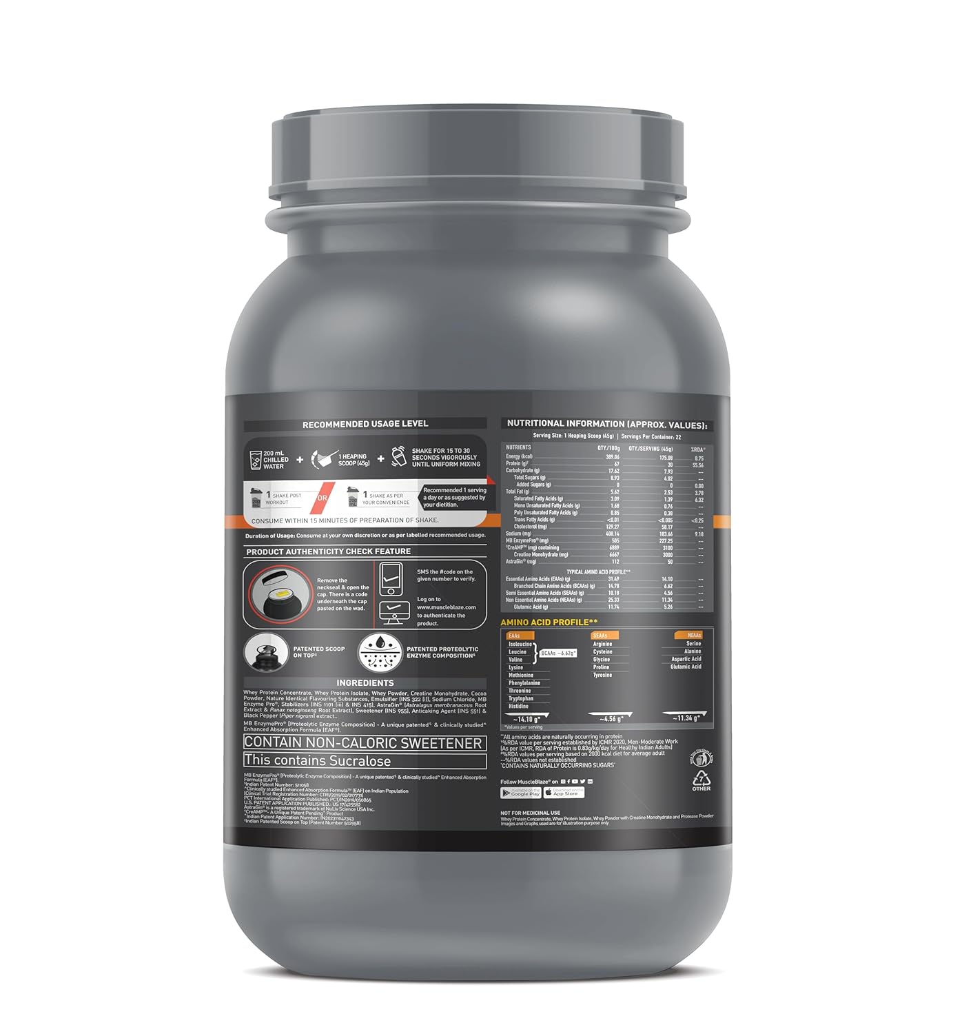 MuscleBlaze Biozyme Whey PR
