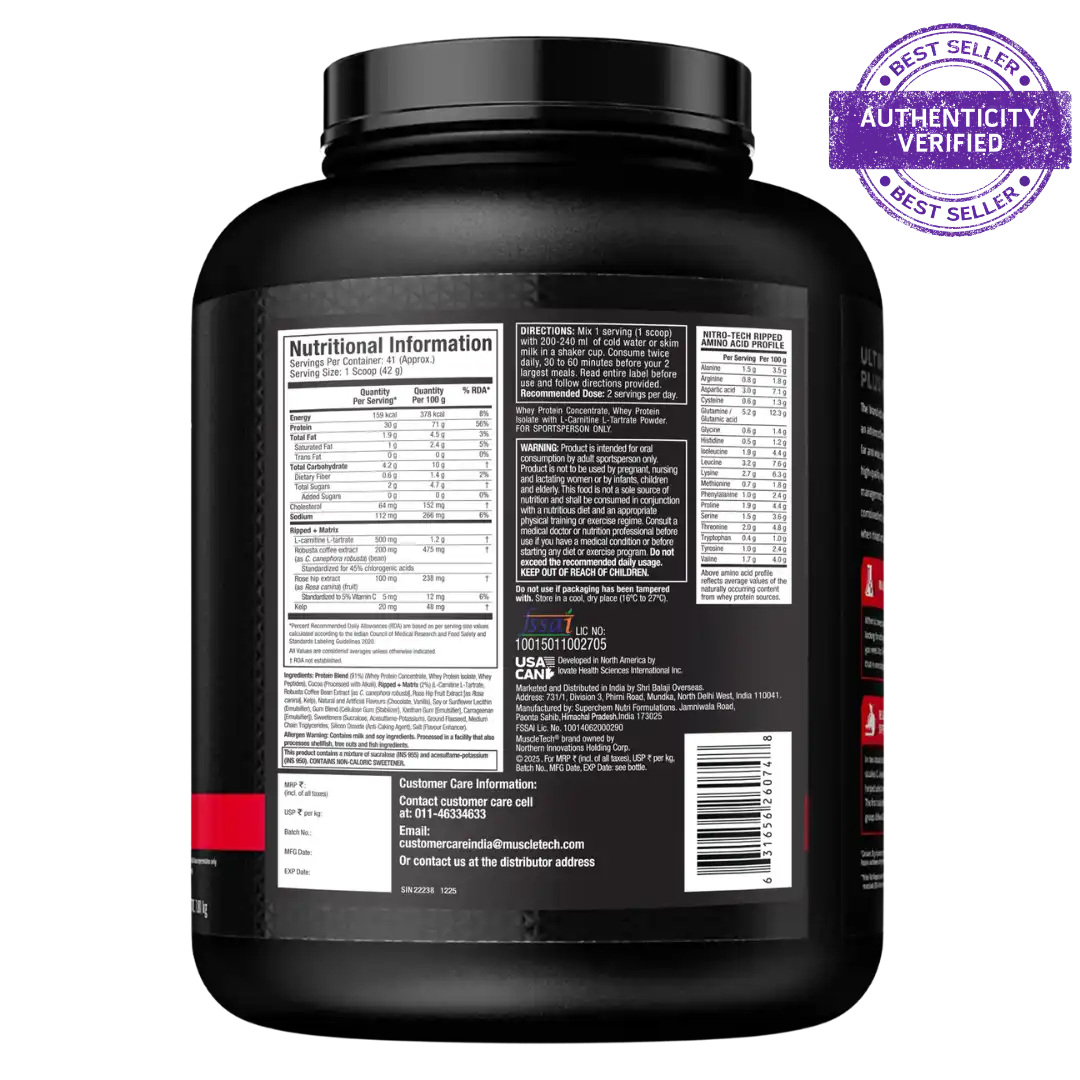 MuscleTech™ Nitro-Tech™ Ripped