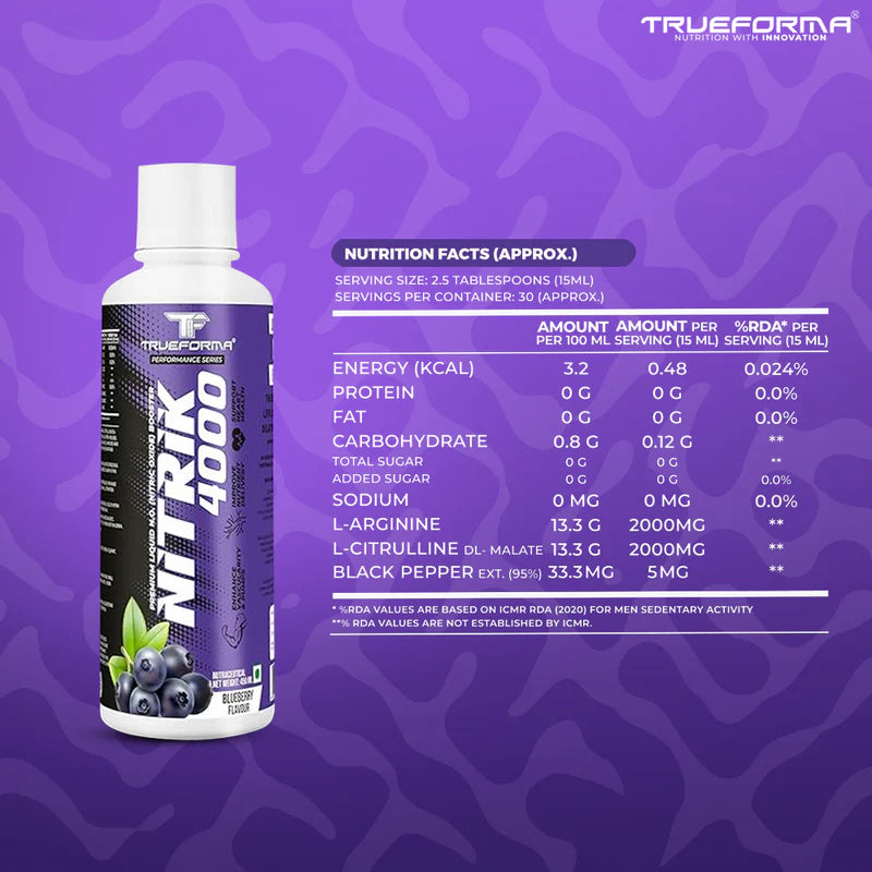 Trueforma Nitrik 4000 – Nitric 30 Servings Secondary image