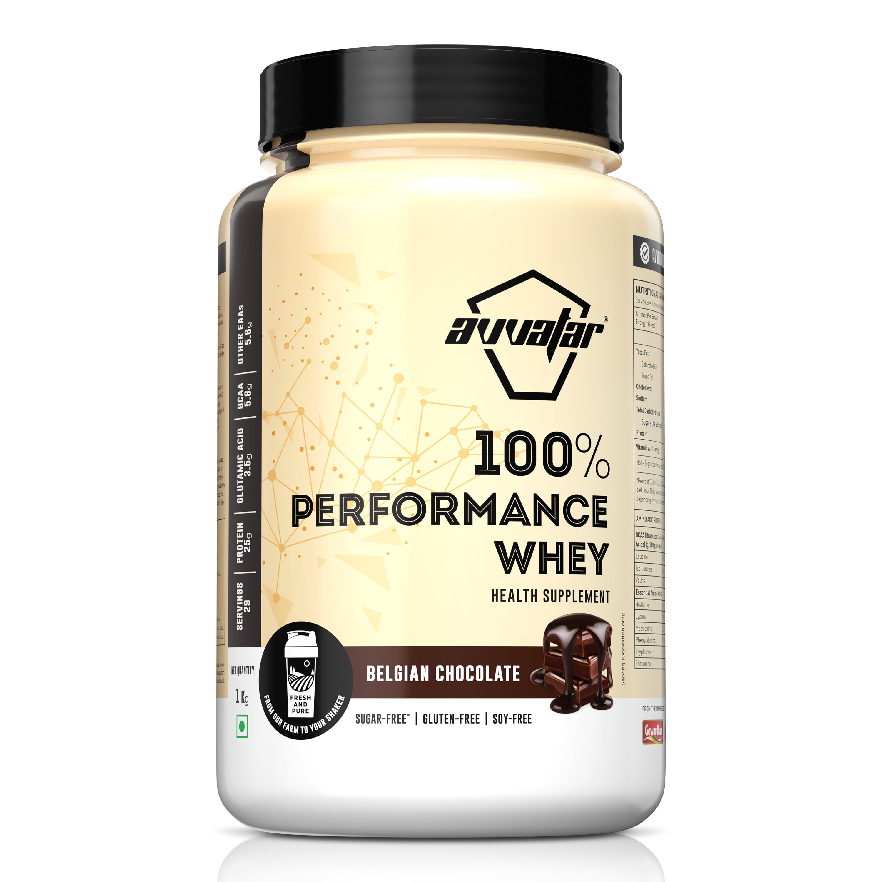 Avvatar 100% Performance Whey | 1 Kg |
