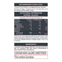 MuscleBlaze Liquid L-Carnitine PRO - 3300mg Triple Strength Formula
