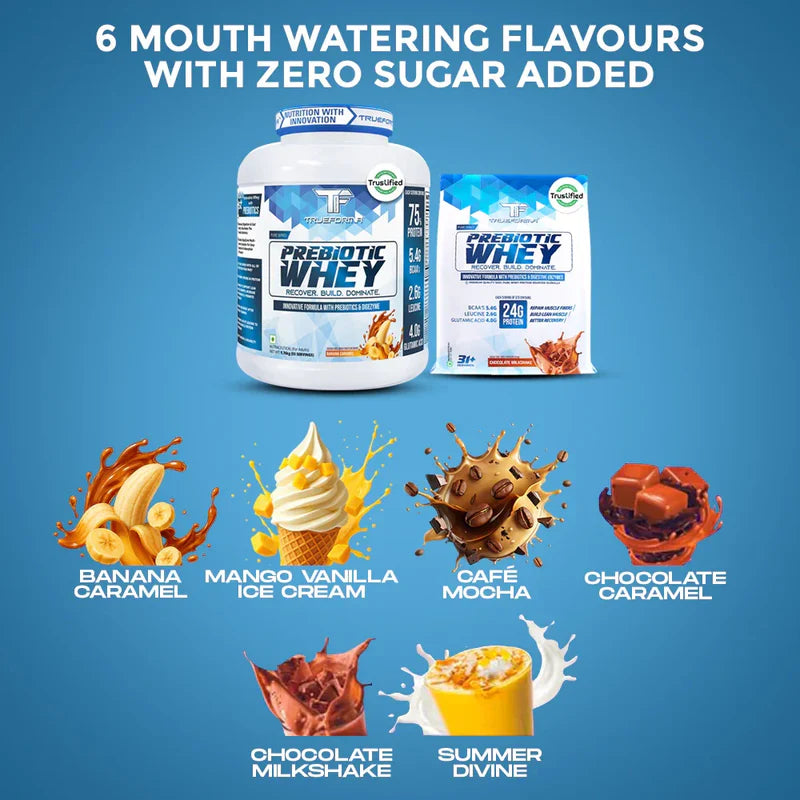 Trueforma 100% Whey Protein with Prebiotics & Enzymes Main image