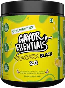 Gayor Essential | Pump Gayor Black 2.0 (Without Caffeine, Optimally Dosed with HydroPrime®)
