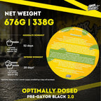 Gayor Essential | Pump Gayor Black 2.0 (Without Caffeine, Optimally Dosed with HydroPrime®)