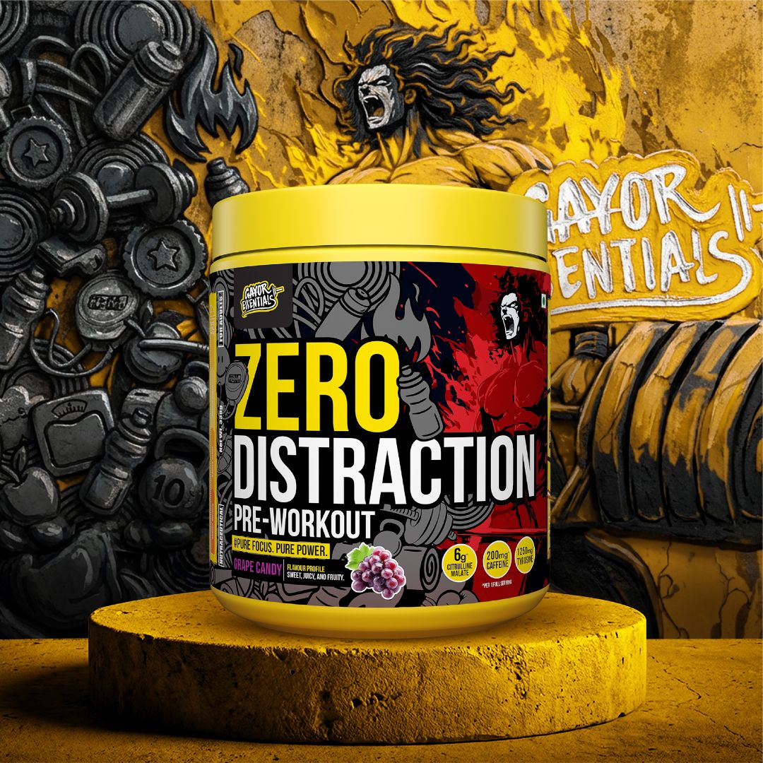 Zero Distraction Pre Workout. Pure Focus. Pure Power.