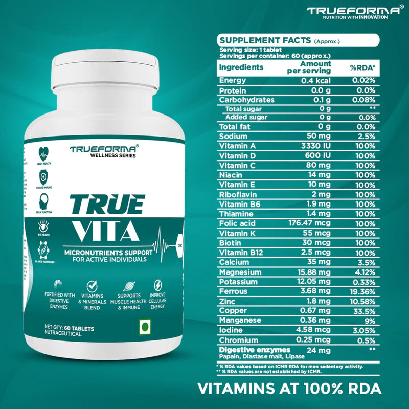 Trueforma True Vita – Daily Multivitamin