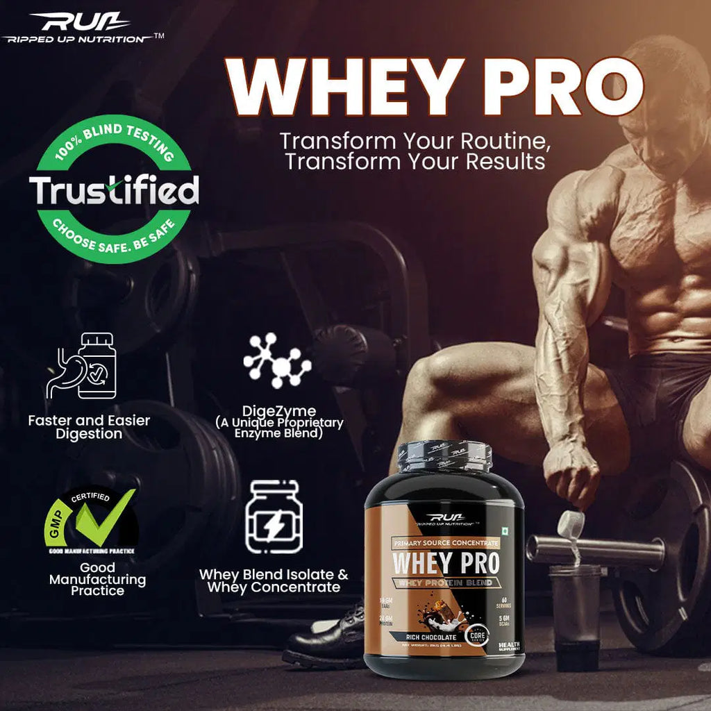 Run Whey PRO- Trustified™ (Primary Isolate + Concenterate Blend)