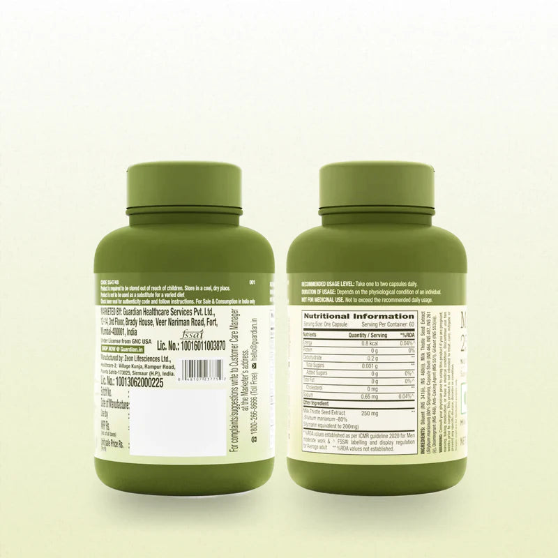 GNC HERBAL MILK THISTLE -250MG